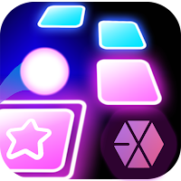 EXO Tiles Hop Ball - Neon EDM Rush