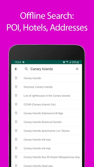 Canary Islands Offline Map and Travel Guide Screenshot 2
