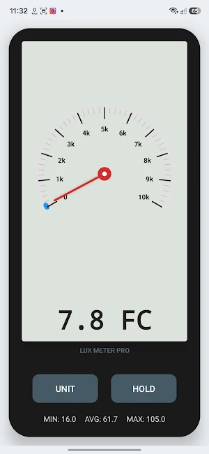 Light Luxmeter Screenshot 0