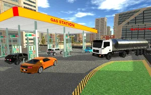 Gas Station Car: Big City Simulator Screenshot 0