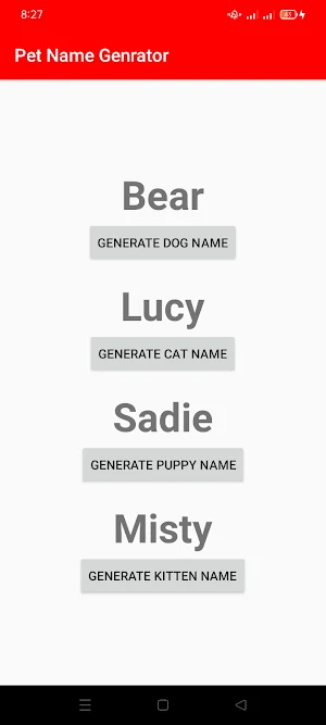 Pet Name Generator Screenshot 2