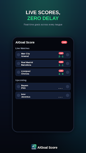 Football Live TV Stream AiGoal Screenshot 0
