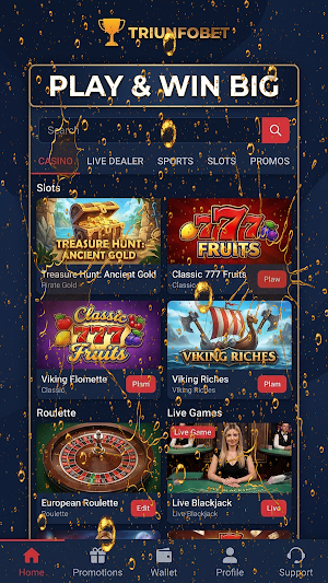 TriunfoBet Screenshot 2