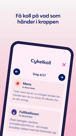 Libresse Menskalender Screenshot 2