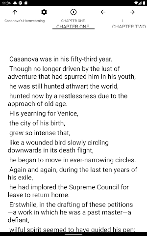 Book, Casanova's Homecoming Screenshot 3