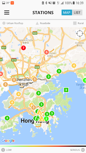 Hedley Environmental Index Screenshot 2