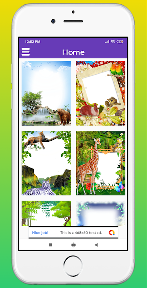 Animal Photo Frame Editor Screenshot 0