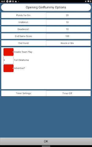SHGGinRummy Screenshot 0