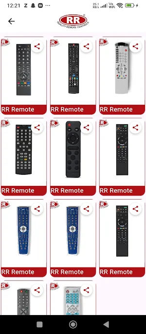 RR Remotes Screenshot 2
