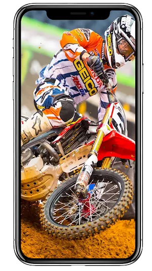 Motocross Enduro Racing Wallpaper Screenshot 0