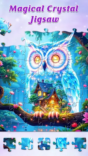 Magical Crystal-Jigsaw Puzzles Screenshot 0