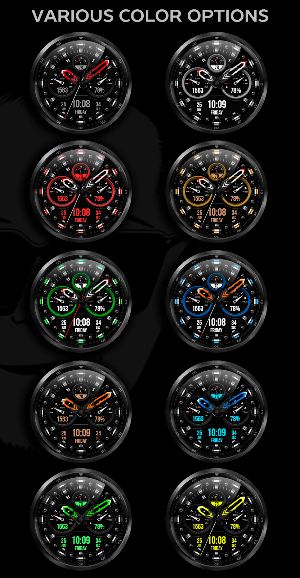 WFP 225 Brutal Watch Face Screenshot 3