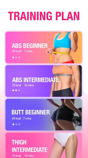 Women Workout at Home - Female Fitness Screenshot 1