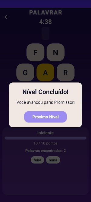 Palavrar: Word Playing Game Screenshot 3