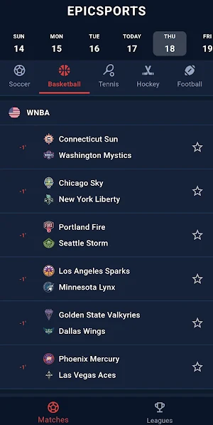 EpicSports – Live Sports Event Screenshot 3