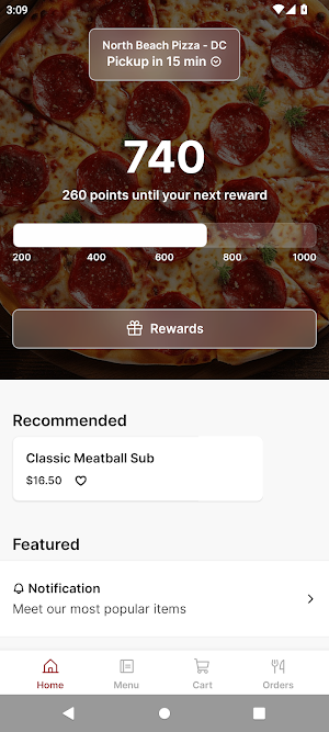 North Beach Pizza To Go Screenshot 0
