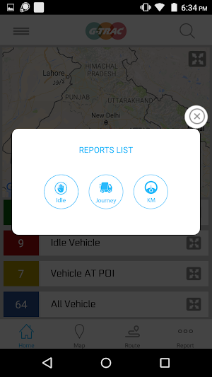 Gtrac Dashboard Screenshot 3