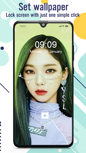 Material Kpop aespa Wallpaper Screenshot 0
