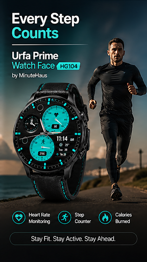 Urfa Prime Watch Face HG104 Screenshot 2