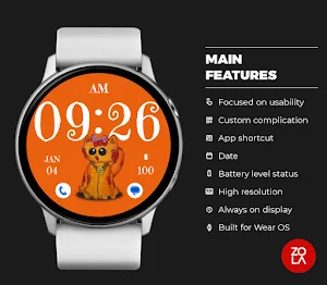 Cat Watch Face Screenshot 1