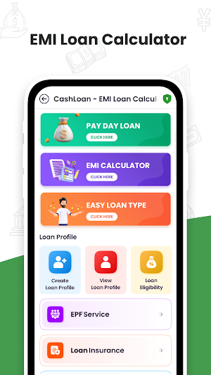 Cashloan : EMI Loan Calculator Screenshot 0