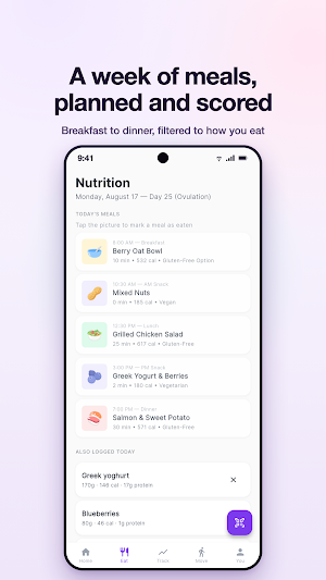 PCOS Pal: Cycle & Diet Tracker Screenshot 0