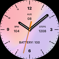 Peach Purple Prime Watch Face