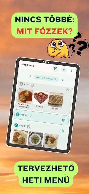 Heti Menü Screenshot 2