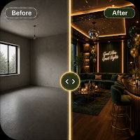 AI Party Room Makeover Designs
