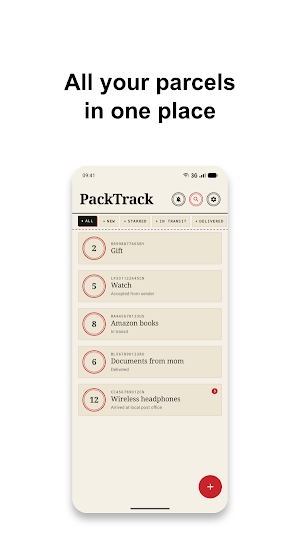 PackTrack: Parcel Tracker Screenshot 0
