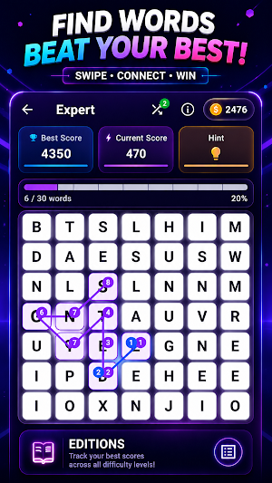 Word Drop Puzzle Screenshot 1