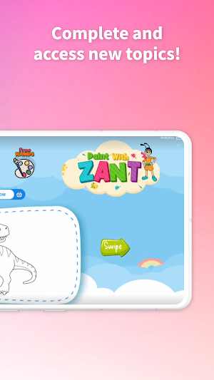 Paint with Zant: Kids Coloring Screenshot 3