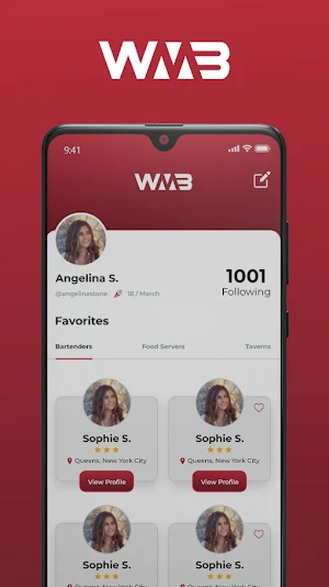 WMB Customer Screenshot 1