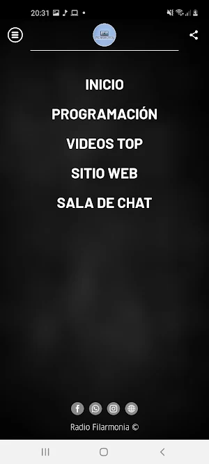 Radio Filarmonia Screenshot 2