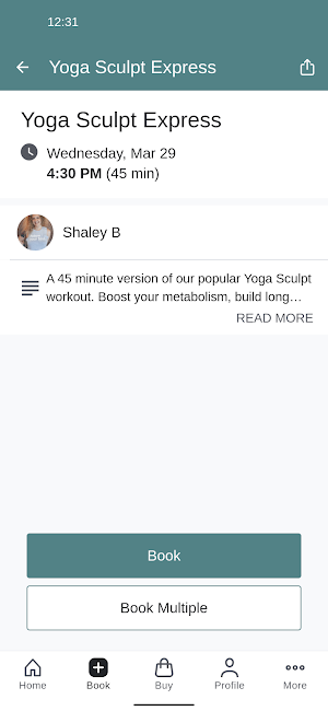 FORM Fitness Studio + Boutique Screenshot 2