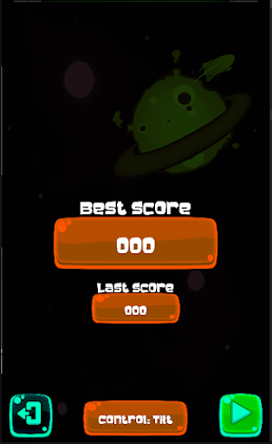 Endless Space Jet Run 2D Screenshot 0