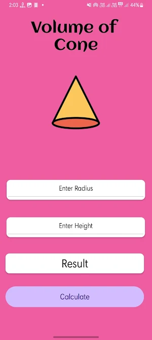 Volume Calculator: by Chirag Screenshot 3