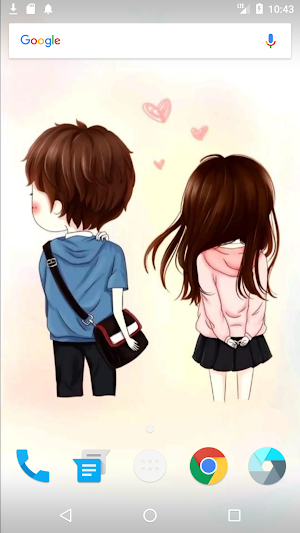 4K Romantic Couple Wallpaper Screenshot 1
