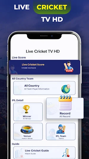 Live Cricket TV HD Screenshot 0