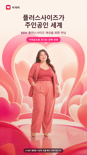 비떠비 - BBW 플러스사이즈 여성을 위한 만남 Screenshot 0
