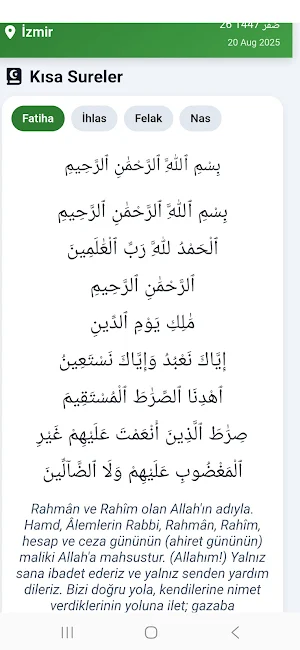 Namaz Vakitleri / Ezan ve Dua Screenshot 2