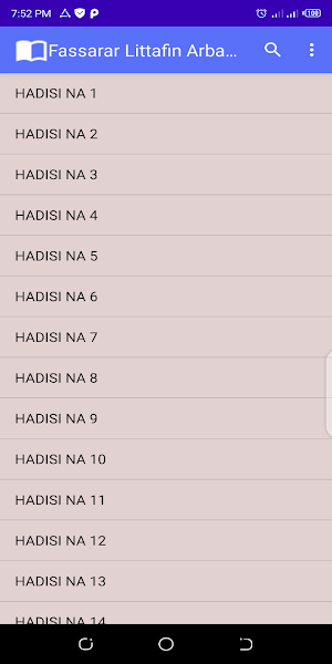 Fassarar Littafin Arbauna Nawawi-Arabic+Hausa Screenshot 1