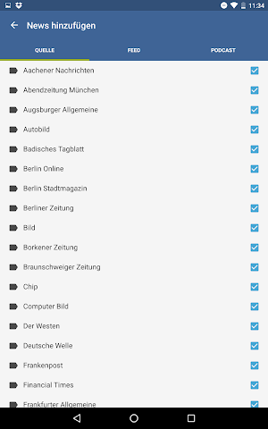 Deutsche Nachrichten Screenshot 1