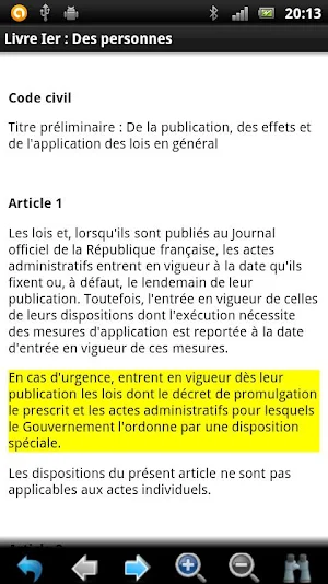 Code Civil Français GRATUIT Screenshot 2