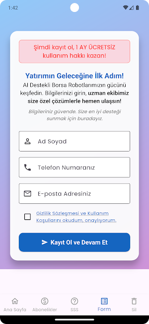 AI Borsa Robotu Screenshot 3