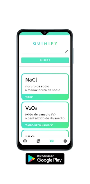 Quimify - Escanea y formula al instante Screenshot 3
