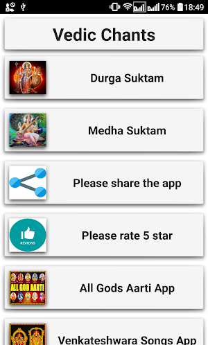 Vedic Chants Screenshot 2