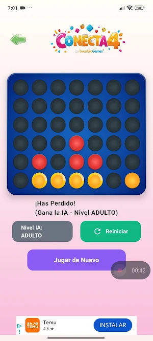 Conecta 4 en Raya Screenshot 0