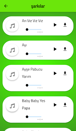 küçükler için türkçe şarkıları 2022 Screenshot 2