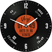 Vinyl Hybrid Watch Face